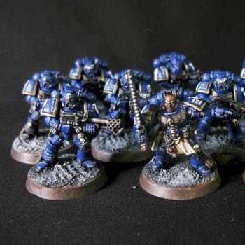 Space Marine Tactical Squad (Вид спереди) by WYarikW