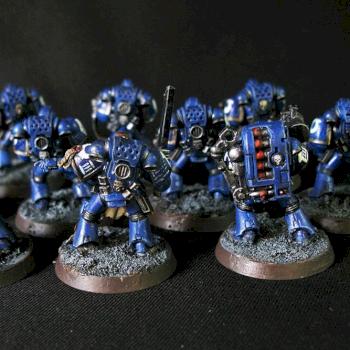 Space Marine Tactical Squad (Вид сзади) by WYarikW