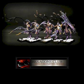Warhammer Chaos Hellstriders of Slaanesh. by Hexagone Club