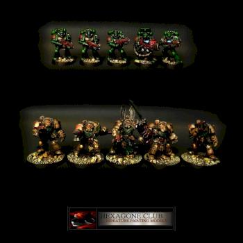 Warhammer 40.000 Dark Angel Army. by Hexagone Club