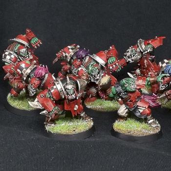 Blood Bowl Orc Team by Jazvm