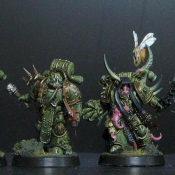 Death Guard Plague Marines by P4Painting