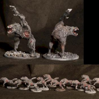 zombicide black plague wolves by bobflow