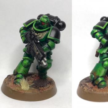 Salamanders Space Marine by Bjjspider