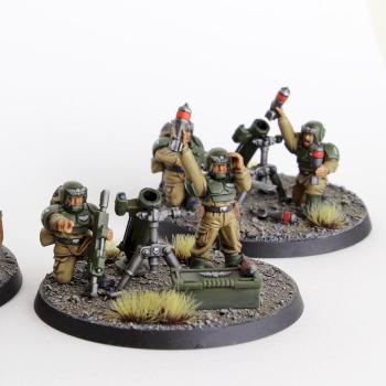 Cadian Heavy Weapons Teams by LloydPaints