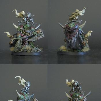 Death Guard Lord of Cantagion by P4Painting