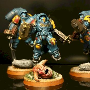 Space Wolves Inceptors Squad by santi3b