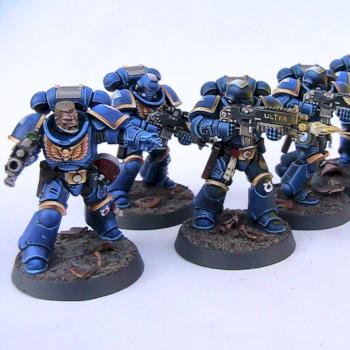 Intercessor squad Ultramarines Primaris by Ganjalf