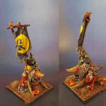 Goblin squig rider by Nitwit
