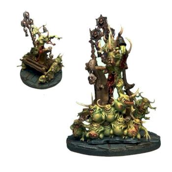 Epidemius / Herald of Nurgle on Palanquin by haedrin
