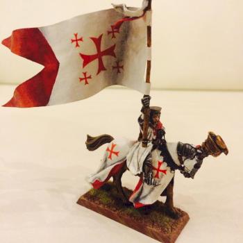 Bretonnia Stendard Bearer by Varyaron