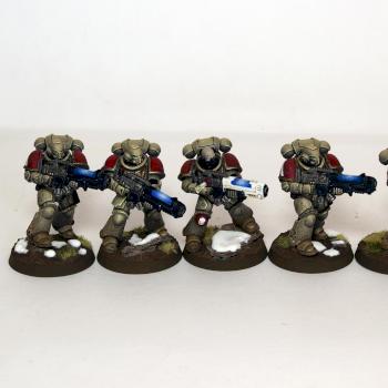 Primaris Hellblasters by Shweeble