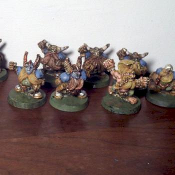 Dwarf Blood Bowl Team by awaxy1