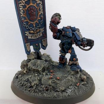 Warhammer 40,000 25th Anniversary Crimson Fist by pig of sparta
