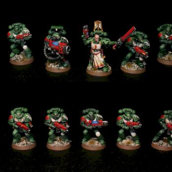 Dark Vengeance Dark Angels Tactical Marines by loorg