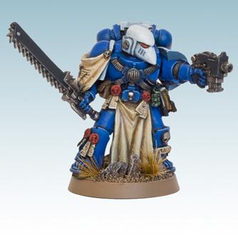 Space Marine Veteran Ultramarines by Fireknight