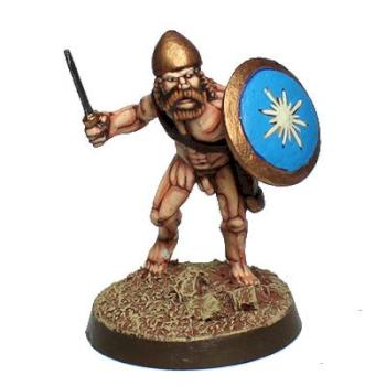 28mm Naked Greek Hoplite by warcry studio