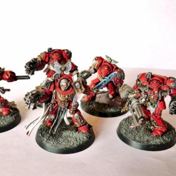 Blood Angels Terminators by Kassnain