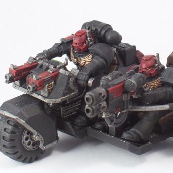 Space Marine Attack Bike by cpyke