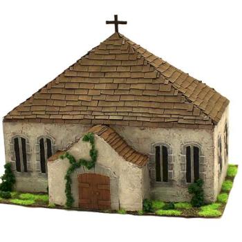15mm scale pizza box church by warcry studio