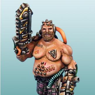 Bull Gorg - Necromunda Pit Fighter by karoath