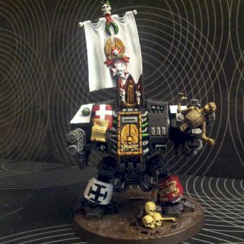 Black Templars Dreadnought (Black Reach Conversion) by Matze13