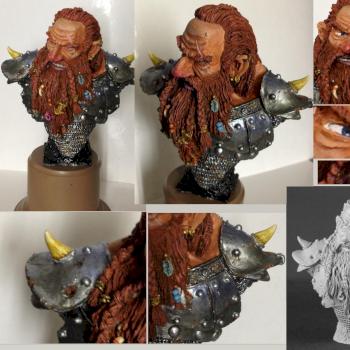 Reaper Dwarf bust The Grudge by Byteknight