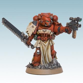 Space Marine Veteran Blood Angels by Fireknight