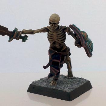 Skeleton Warrior by pig of sparta