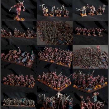 Beastmen Army by Czopsquad