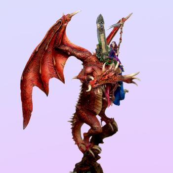 ELSPETH VON DRAKEN ON CARMINE DRAGON Forge World by Kivi