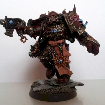 Sons of Burning Flame Traitor Marine by pig of sparta