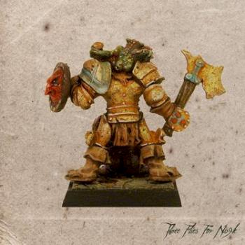 CHAMPION OF NURGLE WITH AXE by loris