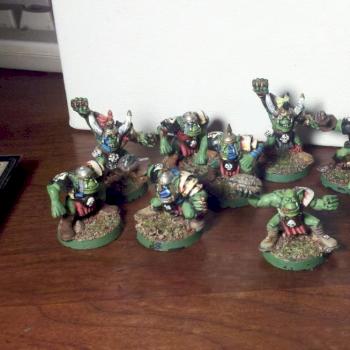 Orc Blood Bowl Team Ork by awaxy1
