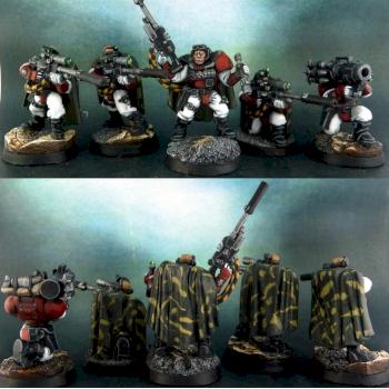 Blood Angels Scout Squad by Bacms