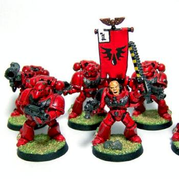 Blood Angels Tactical Squad by tahrikmili
