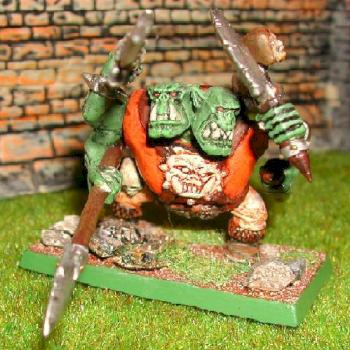 Geminon, the two-heads ork by Helium