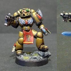 Blood Angels Captain by Margeus