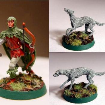 Wood Elf Huntsman and Hounds (Pre-Release) by Singaliel