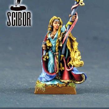 Warhammer Bretonnia Damsel by Scibor