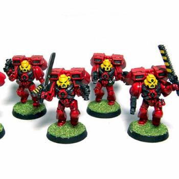 Blood Angels Assault Squad by tahrikmili