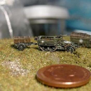 6mm 1/285 USA M3 Halftrack by GHQ by pushbike