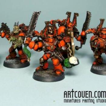 Khorne Berzerkers Squad Dominatus by artcoven