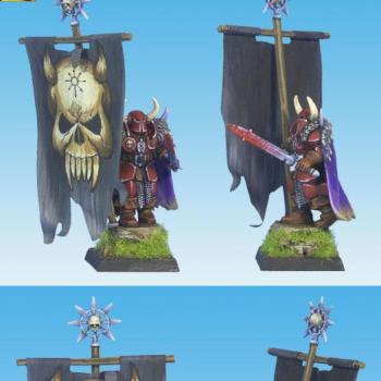 Chaos Standard Bearer by MiG