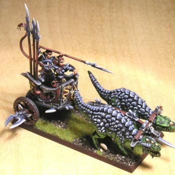 Dark Elves Cold Ones Chariot by franz76