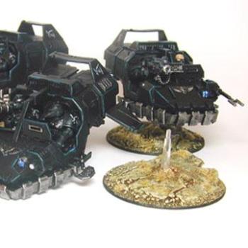 Ravenwing Landspeeders by weina