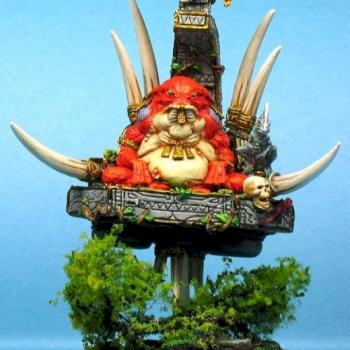 Slann mage priest by Kasdan