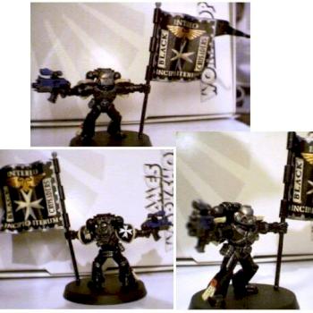 Chapter Standard Bearer, Black Crusaders chapter by Selezen