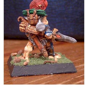Halfling Warrior by Dr. Fishopolis