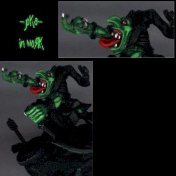 Night Gobbo Warboss- In work by NuckinFutz